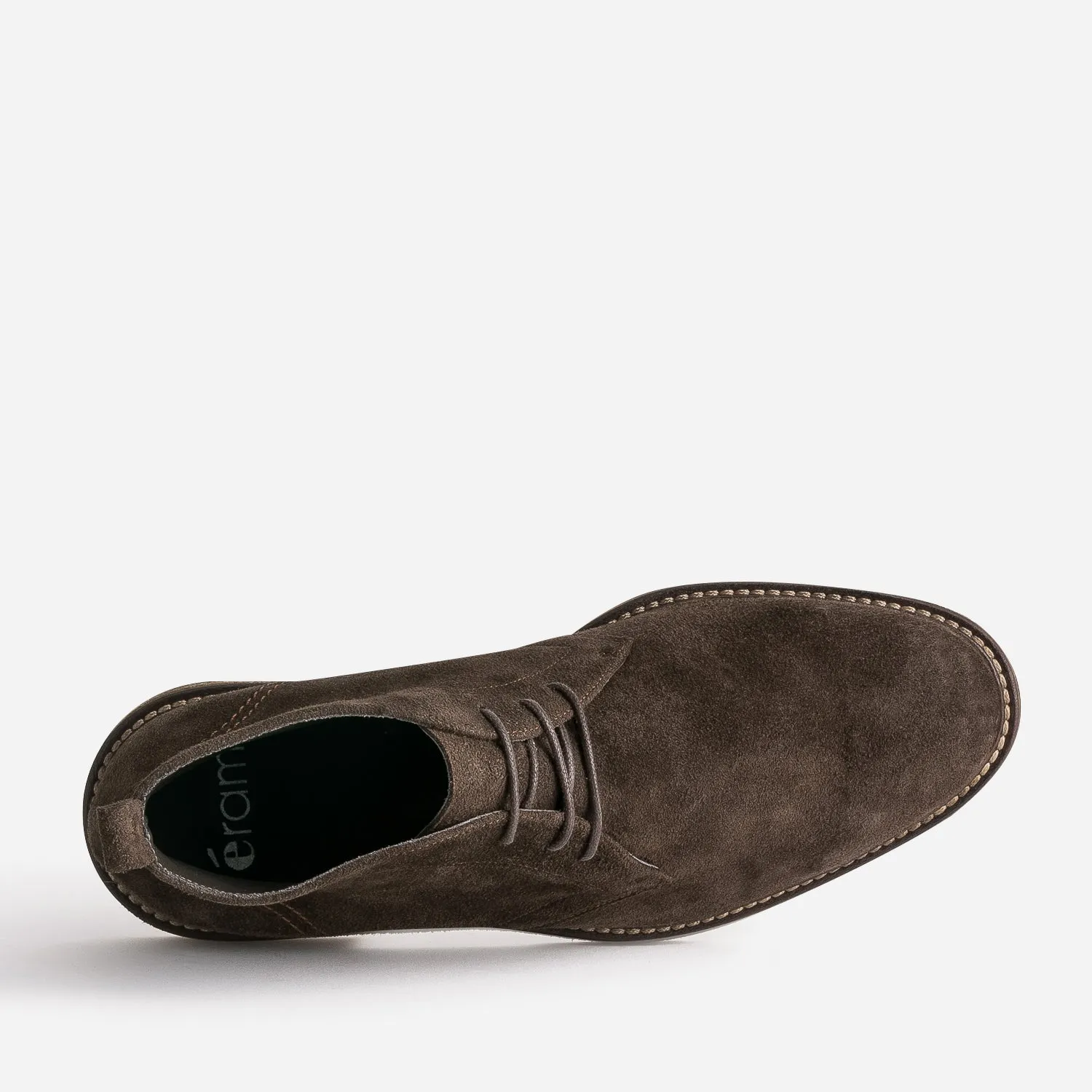 Desert Boots marron en cuir velours - Boots Homme | ERAM