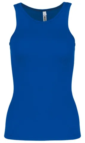 Débardeur de sport - Femme - PA442 - bleu roi 