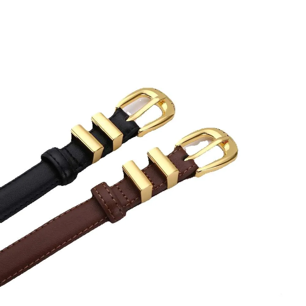 Femmes Designer Taurillon Ceintures Aiguille Boucle 18Mm Ceinture En Cuir Véritable Femme Ceinture À La Mode Mince Femme Ceintur