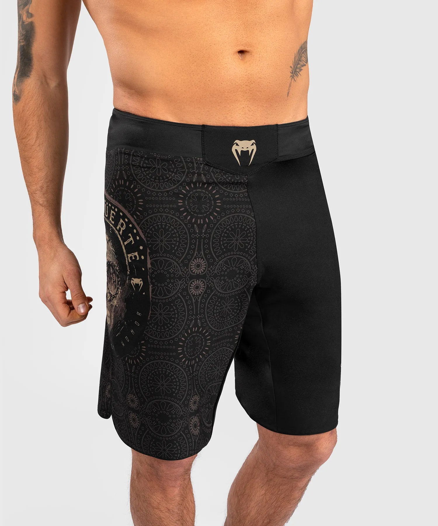 Fightshort Santa Muerte Dark Side Venum - Noir/Marron