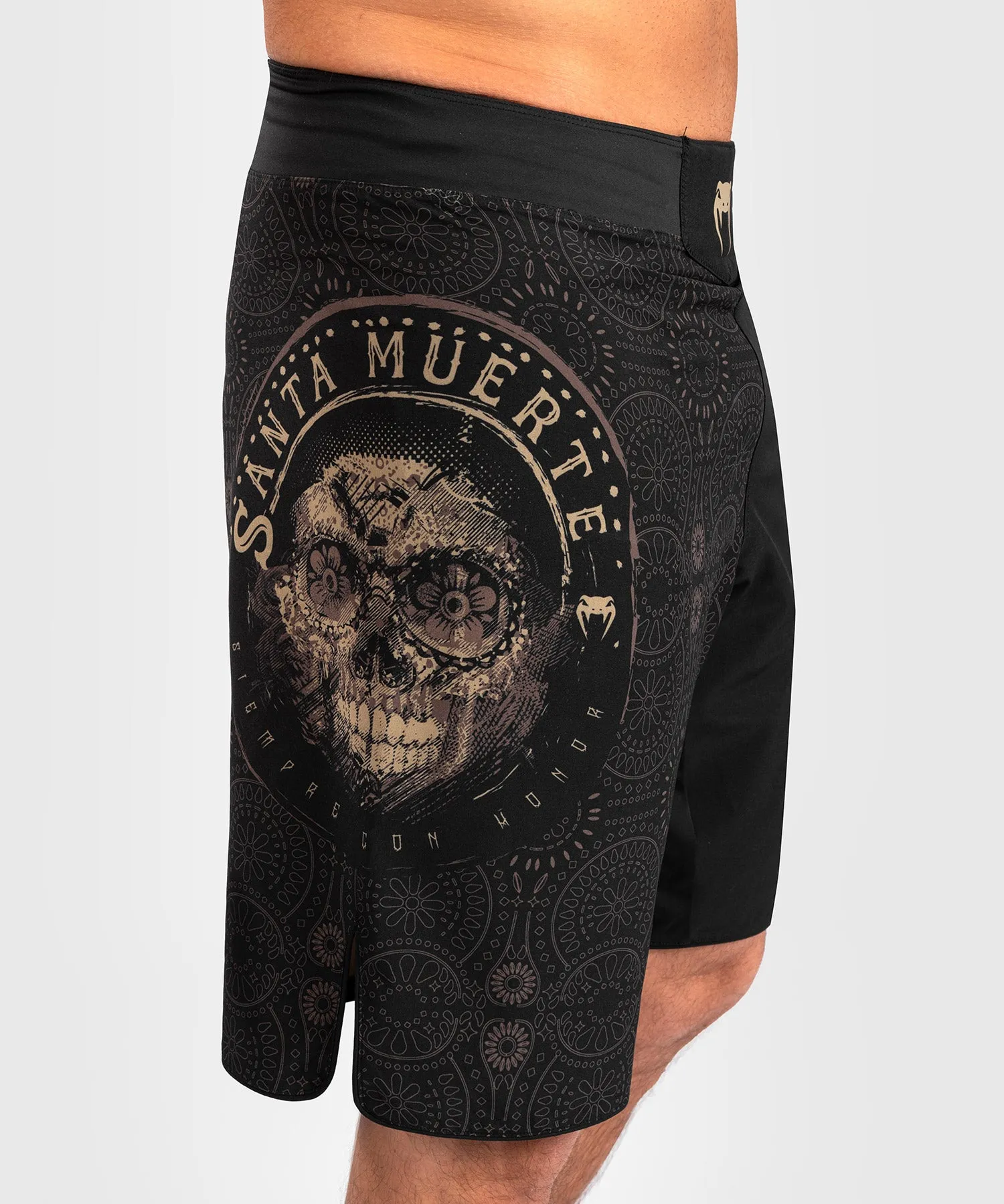 Fightshort Santa Muerte Dark Side Venum - Noir/Marron