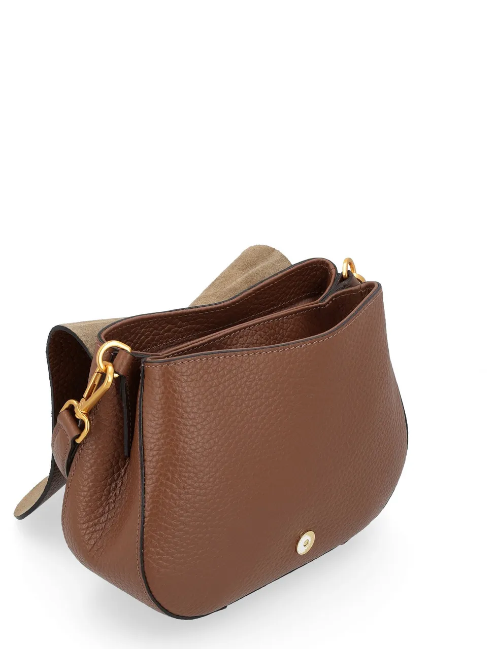 Gianni Chiarini Sac Helena Round en cuir couleur castor