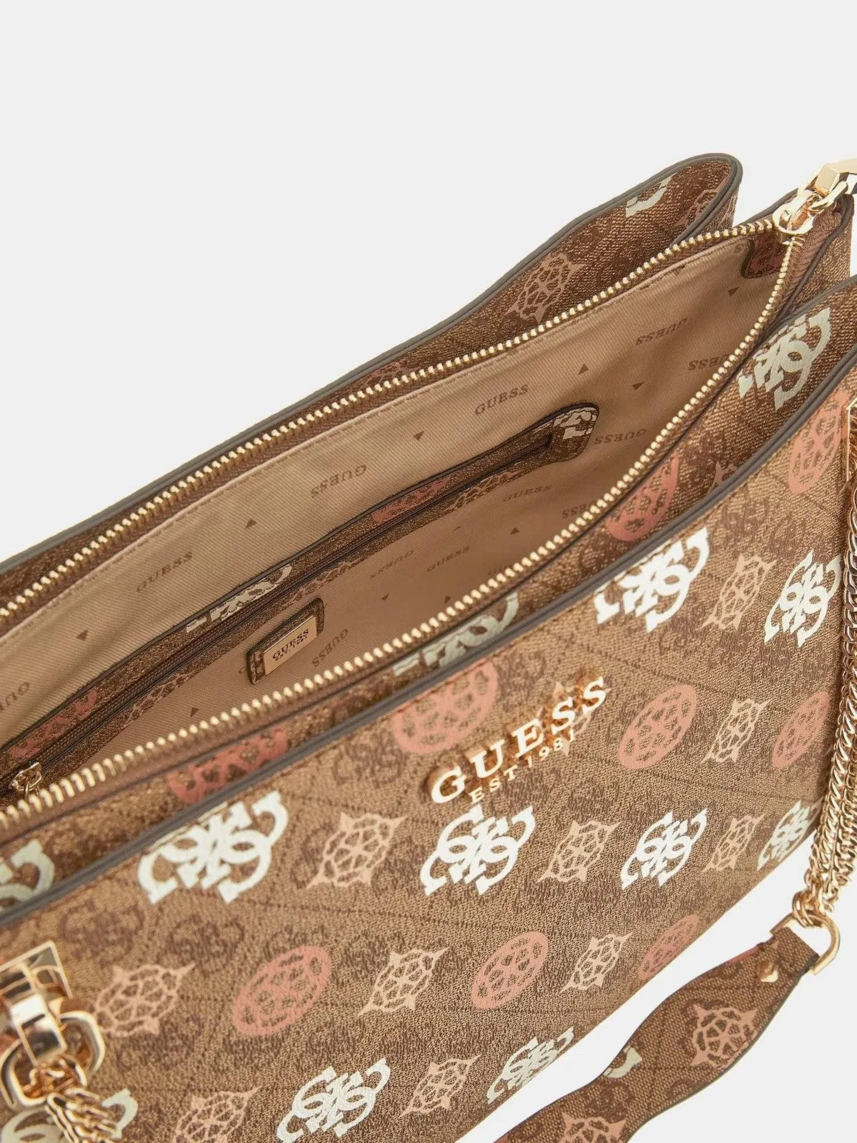 GUESS Sac Femme Eliette Logo Grlfrnd HWPS93 15230 LOU Beige