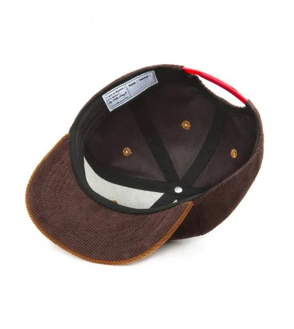 Hello Hossy - Casquette enfant en velours marron