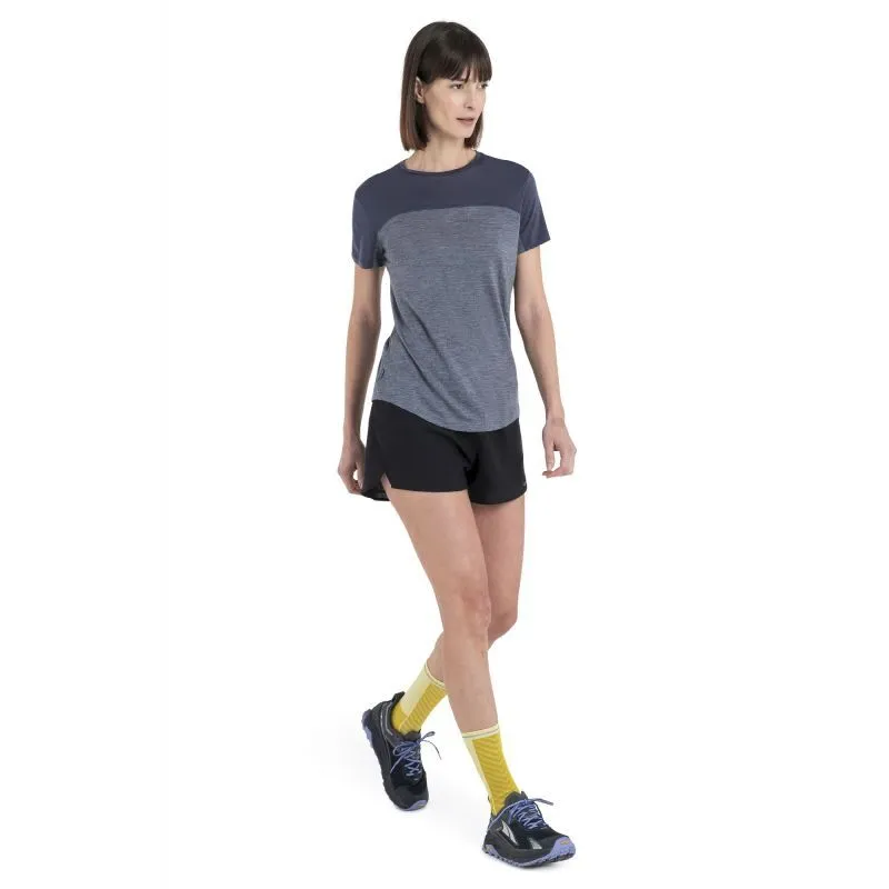 Icebreaker Merino 125 Cool-Lite Sphere III SS Tee Colour Block - T-shirt en laine mérinos femme | Hardloop