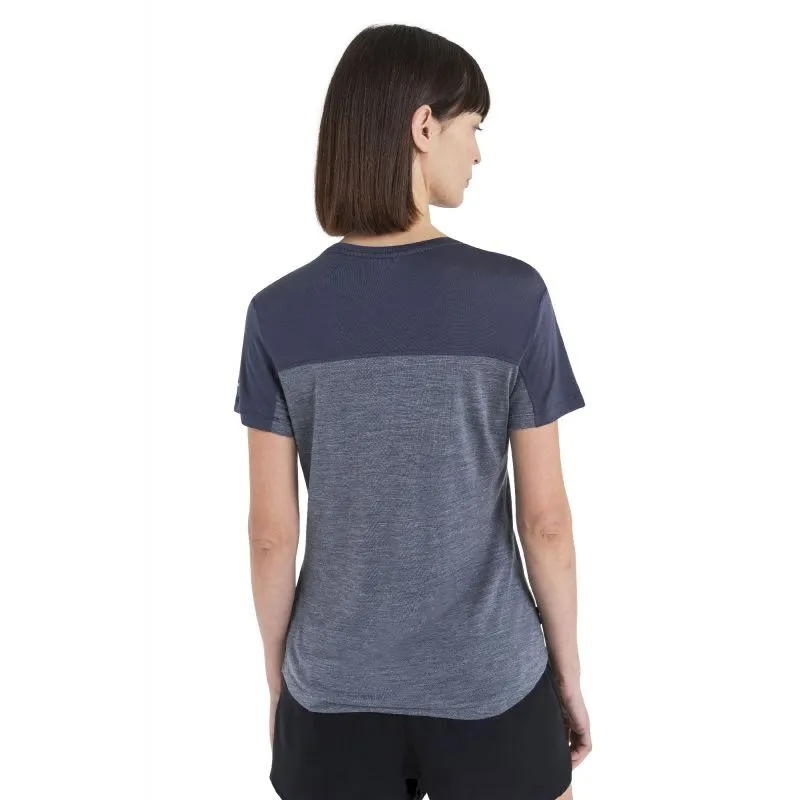 Icebreaker Merino 125 Cool-Lite Sphere III SS Tee Colour Block - T-shirt en laine mérinos femme | Hardloop