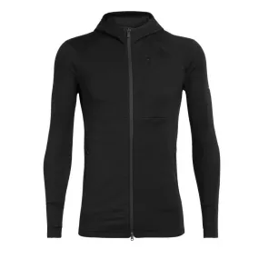 Icebreaker Quantum II Long Sleeve Zip Hood - Veste en laine mérinos homme I Hardloop | Hardloop