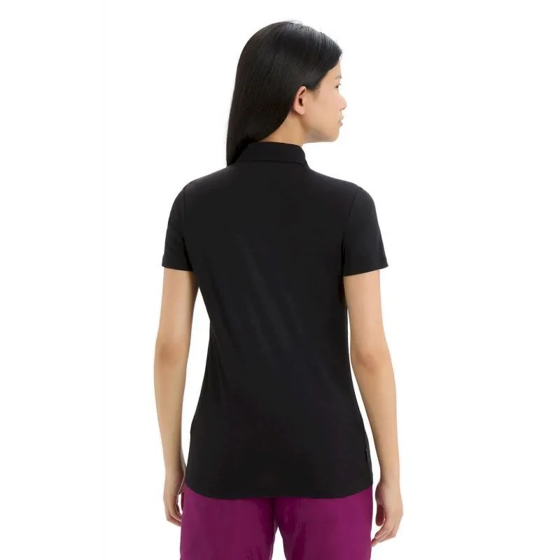 Icebreaker Tech Lite II SS Polo - T-shirt en laine mérinos femme | Hardloop