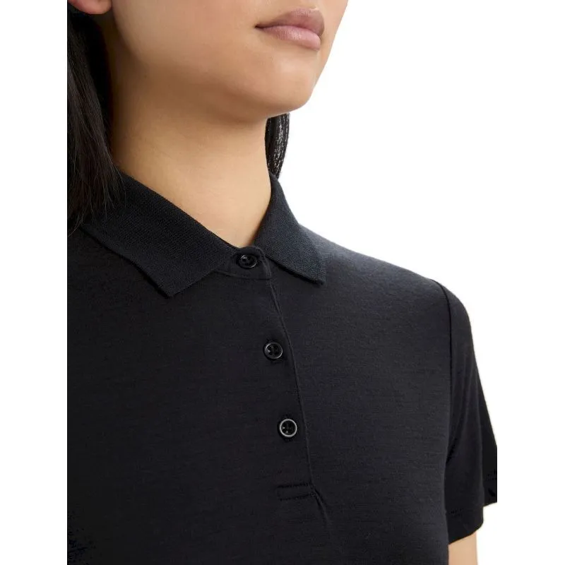 Icebreaker Tech Lite II SS Polo - T-shirt en laine mérinos femme | Hardloop