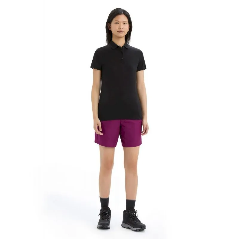 Icebreaker Tech Lite II SS Polo - T-shirt en laine mérinos femme | Hardloop