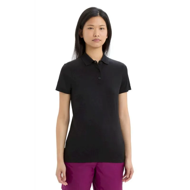 Icebreaker Tech Lite II SS Polo - T-shirt en laine mérinos femme | Hardloop