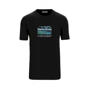 Icebreaker Tech Lite II SS Tee Trailhead - T-shirt en laine mérinos homme | Hardloop