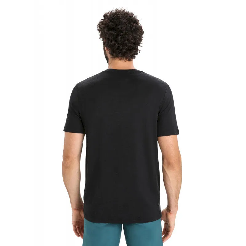 Icebreaker Tech Lite II SS Tee Trailhead - T-shirt en laine mérinos homme | Hardloop