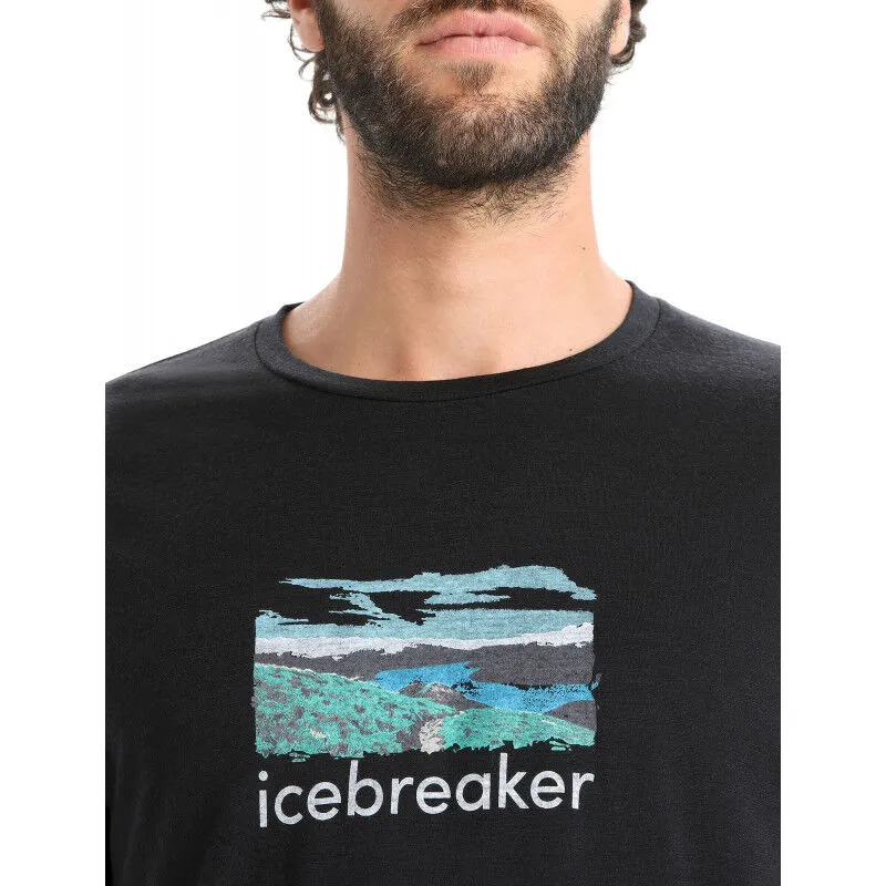 Icebreaker Tech Lite II SS Tee Trailhead - T-shirt en laine mérinos homme | Hardloop