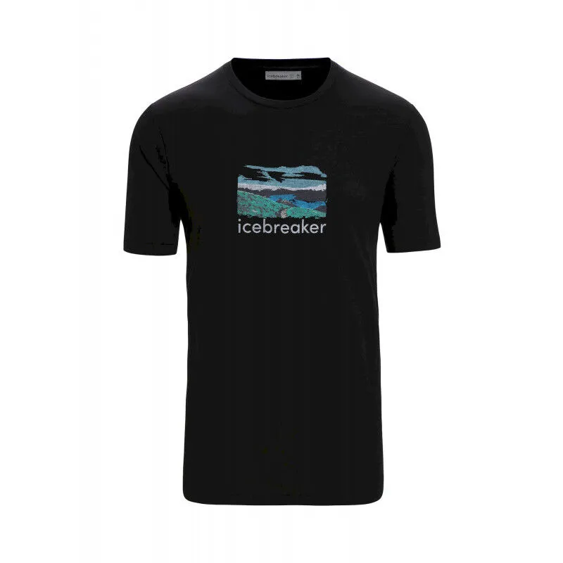 Icebreaker Tech Lite II SS Tee Trailhead - T-shirt en laine mérinos homme | Hardloop