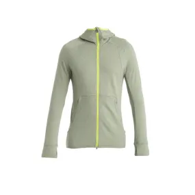 Icebreaker ZoneKnit LS Zip Hoodie - Polaire en laine mérinos homme | Hardloop