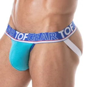 Jockstrap Champion Tof Paris - Turquoise - TOF Paris : vente string...