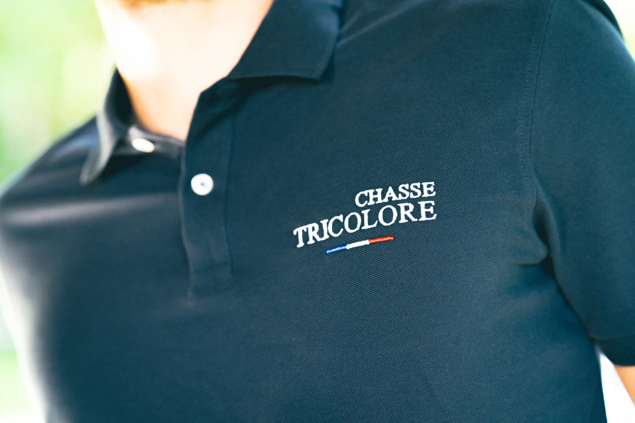 Le polo - Navy - Chasse Tricolore