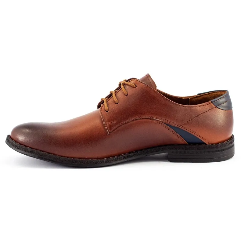 Lukas Chaussures élégantes pour hommes 253LU marron brun