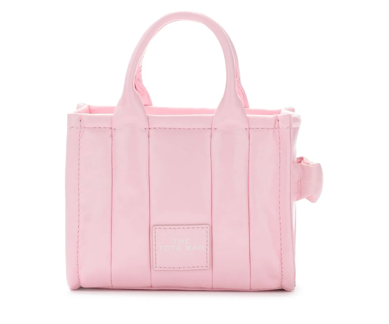 Marc Jacobs Sac The Shiny Crinkle mini rose tote