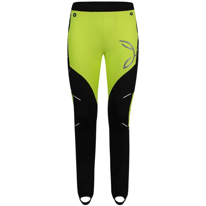 MONTURA Slick 2 Pantalon /verde citron vert noir 2024-2025 Pantalons de Ski Snowboard Softshell Ski de Rando