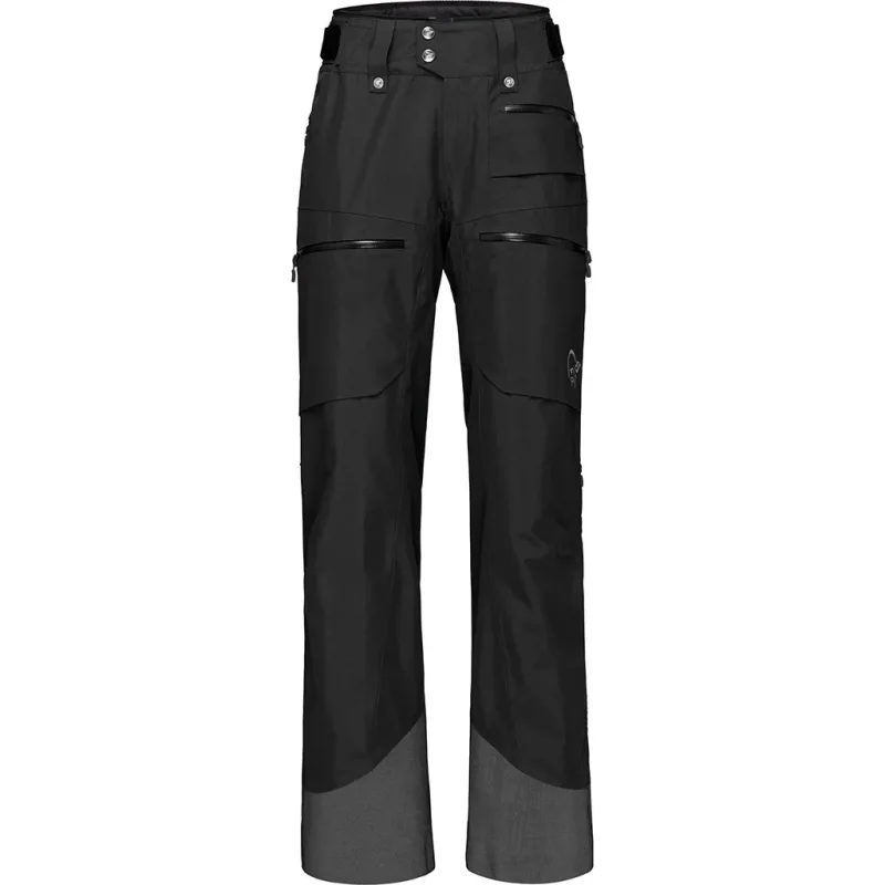 NORRONA Lofoten Gtx Insulated Pantalon W /caviar 2023-2024 Pantalons de Ski Snowboard Doublé chaud