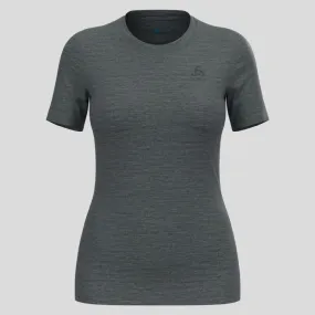 Odlo Merino 200 Crew Neck S/S - T-shirt en laine mérinos femme | Hardloop