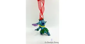 Ornement Noël Stitch Hula Disney Parks Disneyland Lilo et Stitch jupe feuilles boule suspension