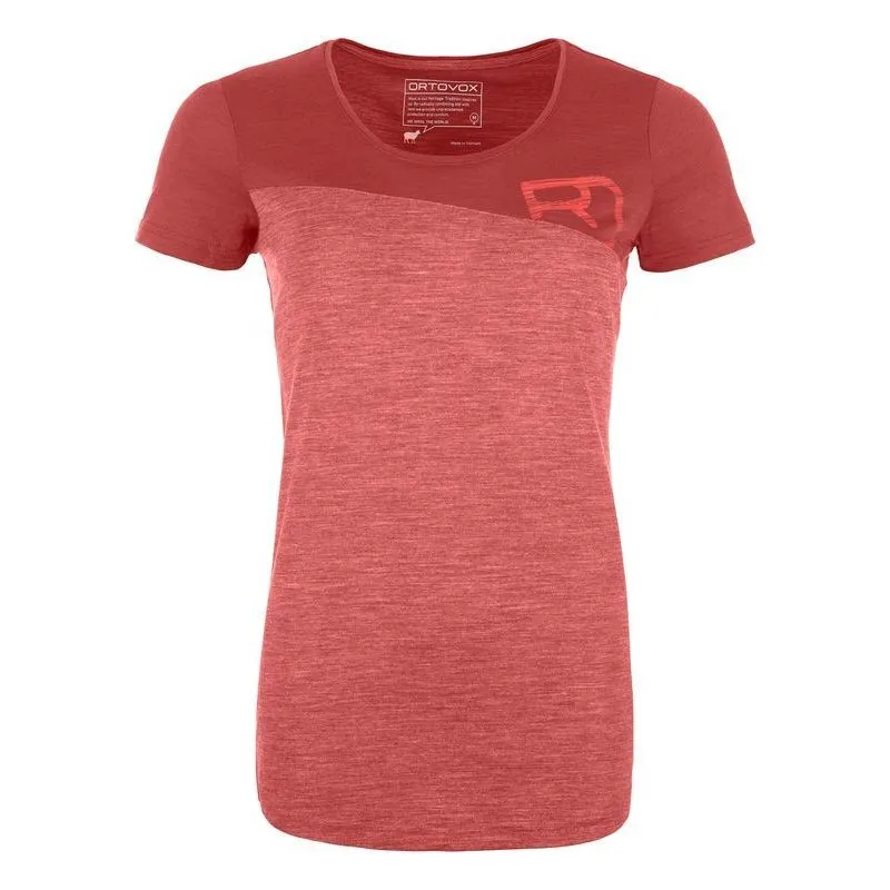 Ortovox 150 Cool Logo TS - T-shirt en laine mérinos femme | Hardloop