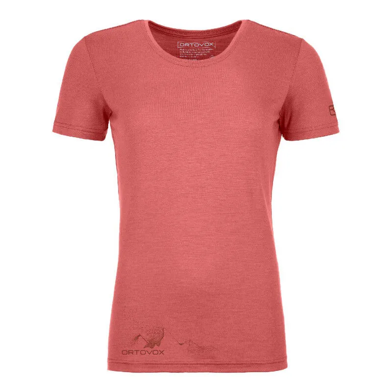 Ortovox 185 Merino Logo Spray TS - T-shirt en laine mérinos femme | Hardloop