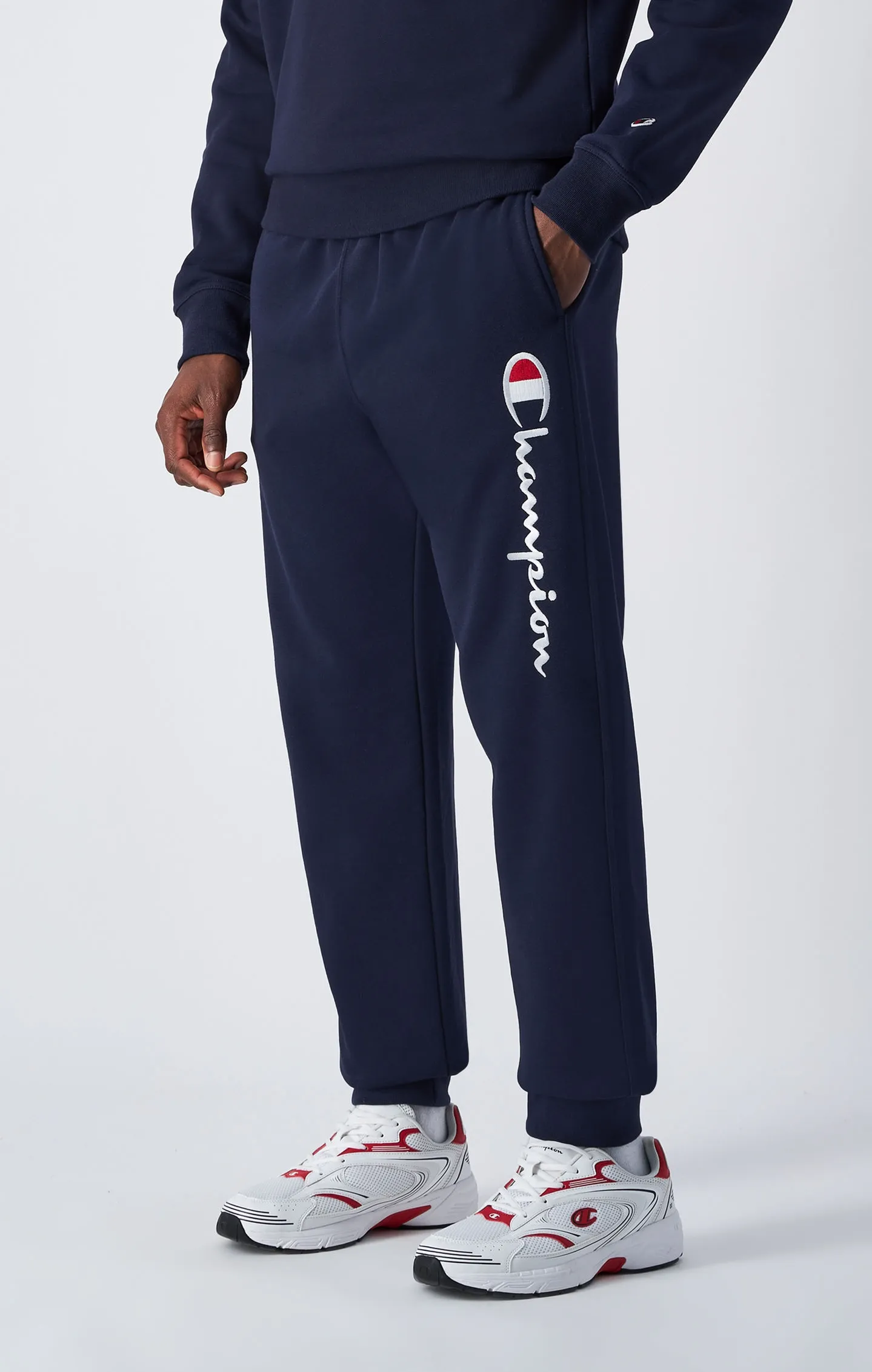 Pantalon de jogging en molleton avec grand logo | Champion France