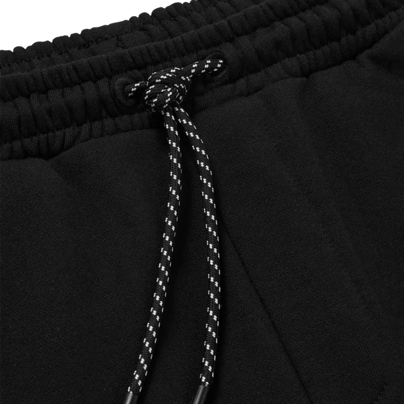 PANTALON DE JOGGING HADIKO BOSS NOIR EN COTON À LOGO CONTRASTANT