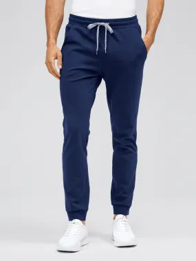 Pantalon de jogging homme en jersey à maille interlock