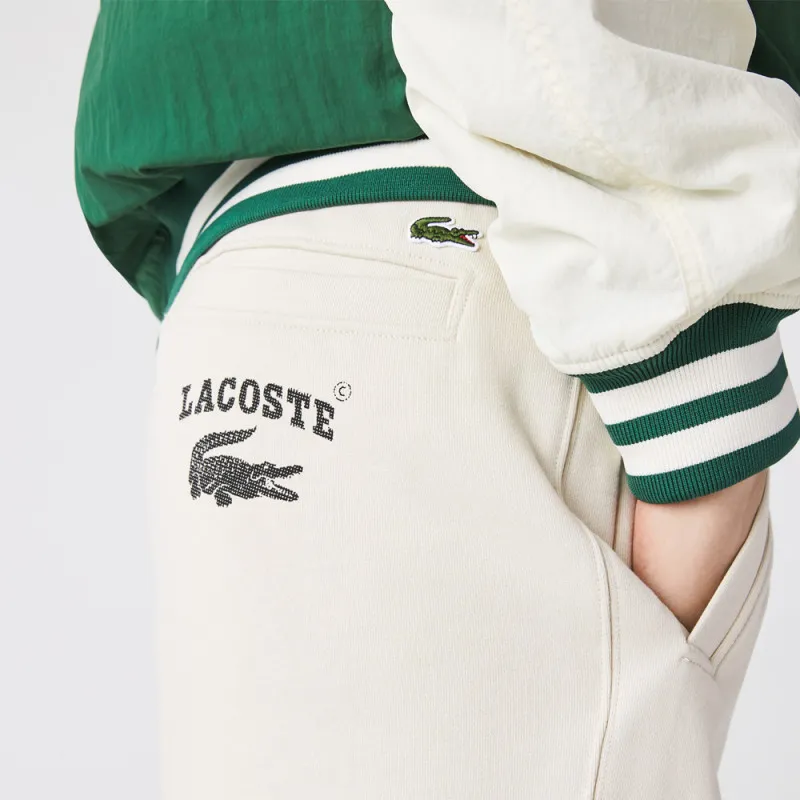 Pantalon de jogging unisexe Lacoste LIVE Héritage en molleton imprimé