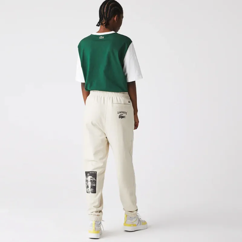 Pantalon de jogging unisexe Lacoste LIVE Héritage en molleton imprimé