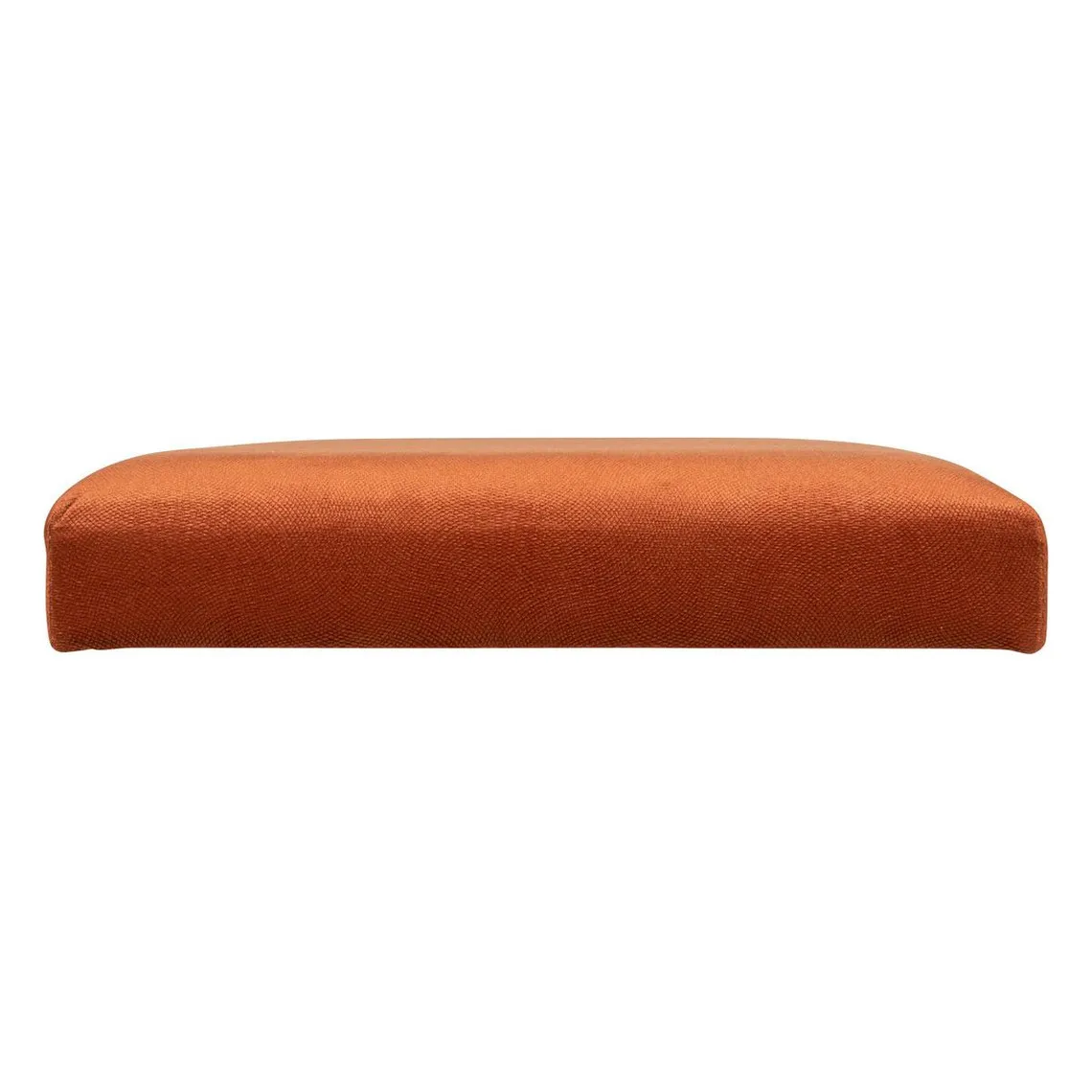 Pouf pliant double ambre en velours 