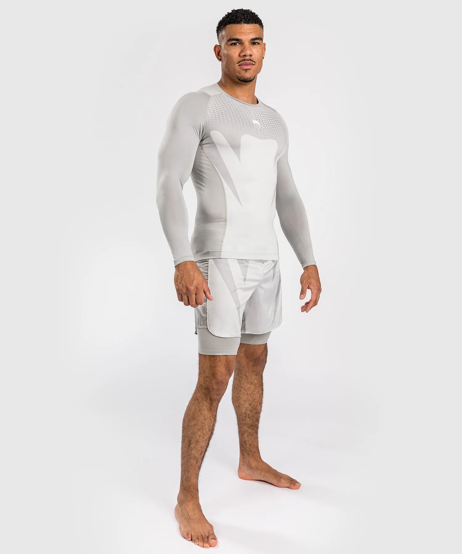 Rashguard à Manches Longues pour Hommes Venum Attack - Sable