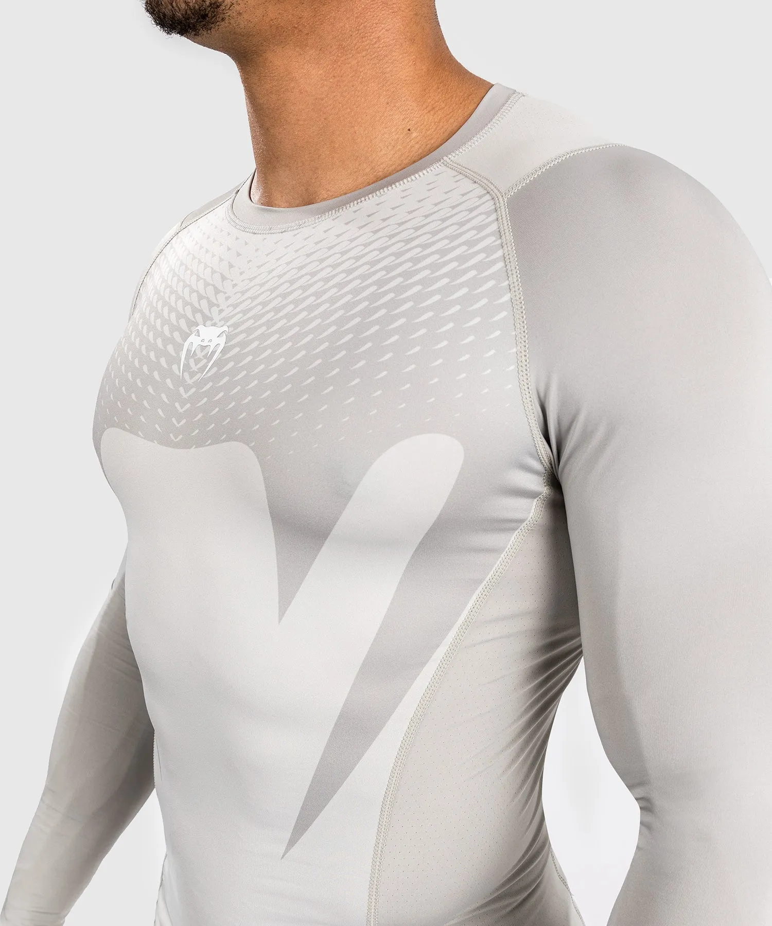 Rashguard à Manches Longues pour Hommes Venum Attack - Sable