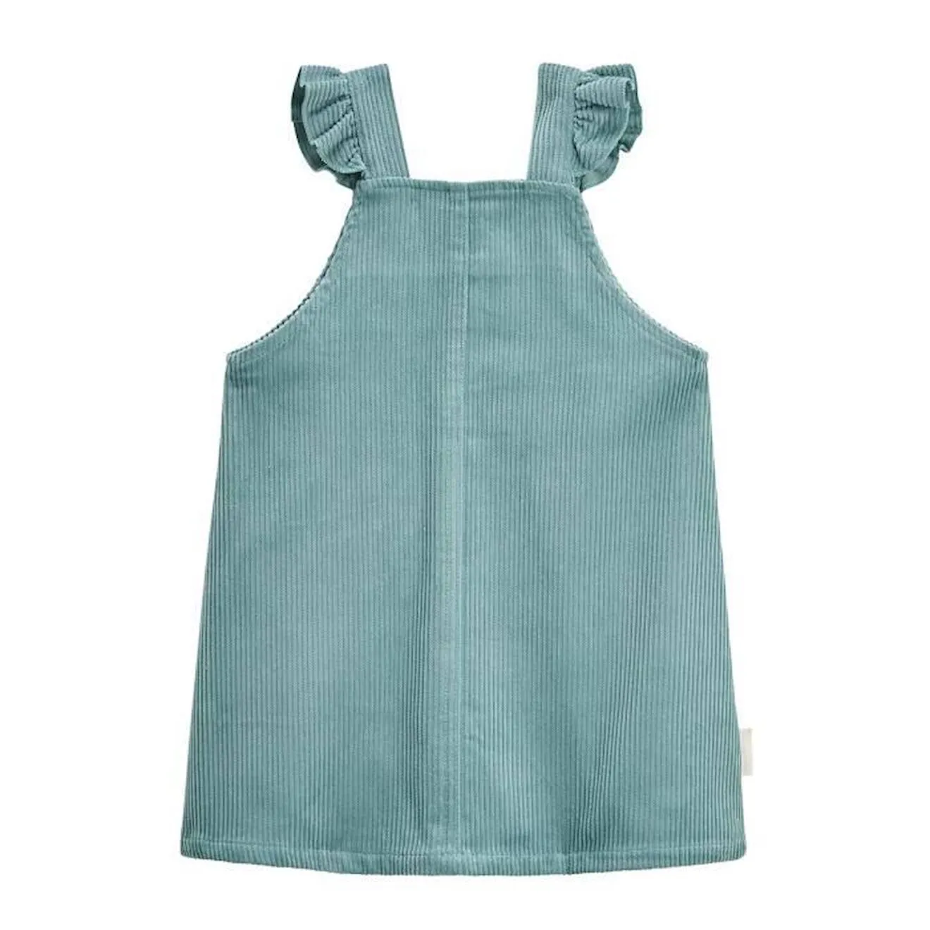 Robe fille en velours côtelé Naya bleu - Petit Beguin