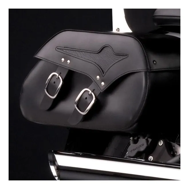 Sacoches latérales en cuir Kawasaki VN | Moto Shop 35