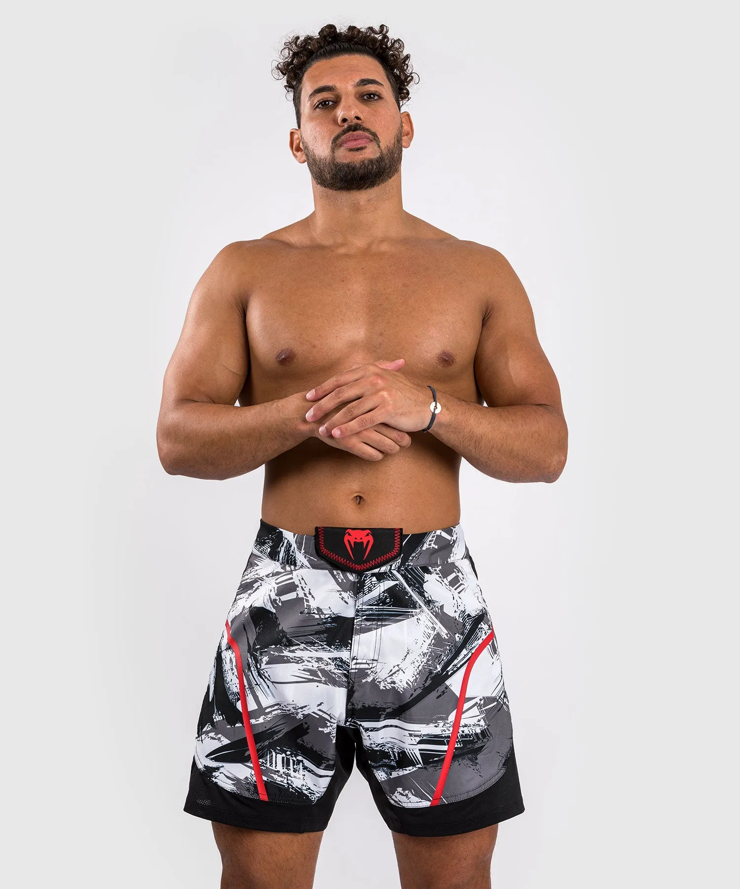 Short de combat  Venum Electron 3.0 - Gris/Rouge