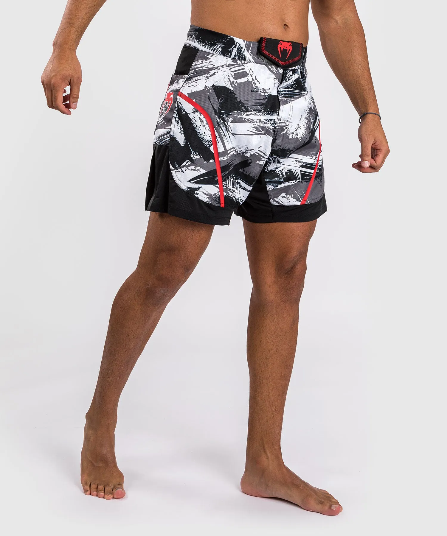 Short de combat  Venum Electron 3.0 - Gris/Rouge