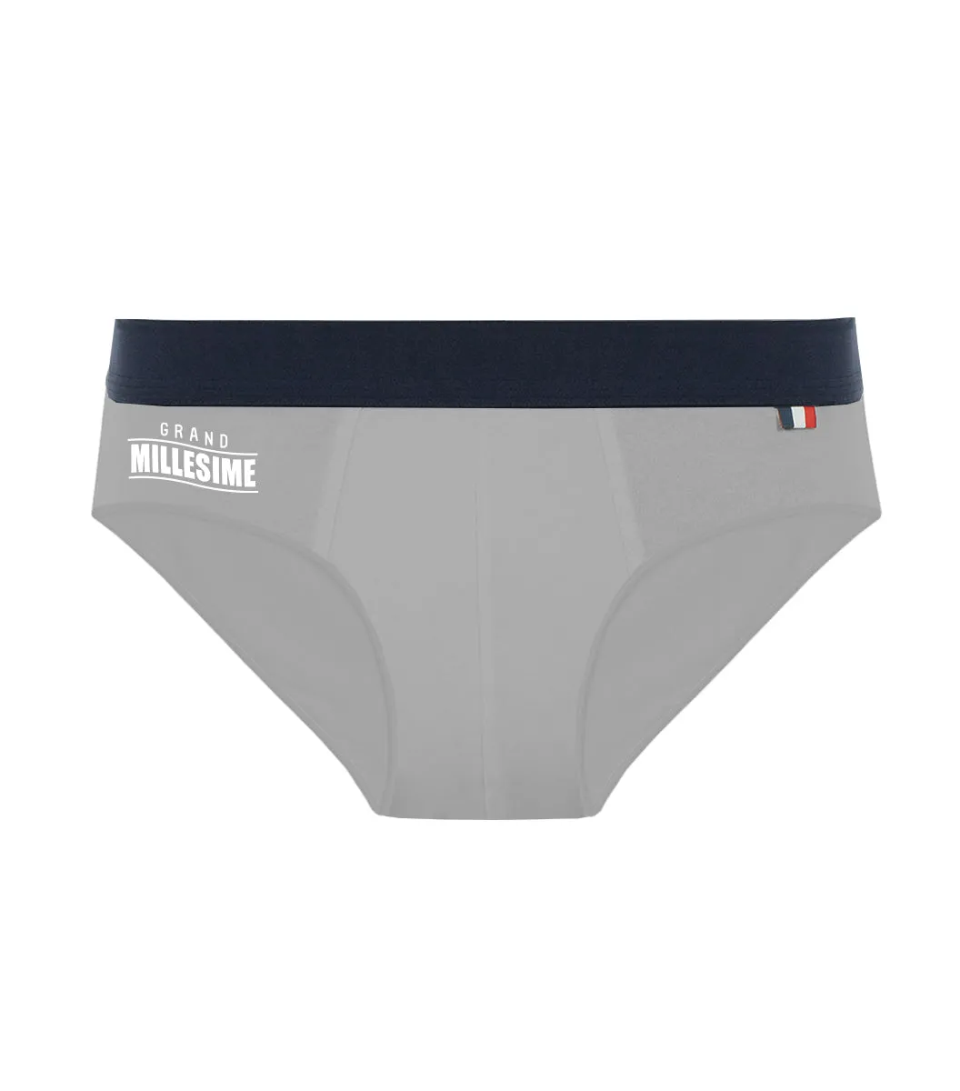 Slip Homme Gris - Grand Millesime