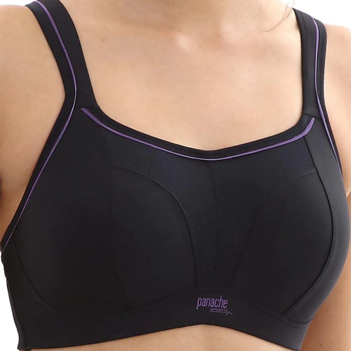 Soutien-gorge de sport sans armatures noir | Sport 3 SUISSES