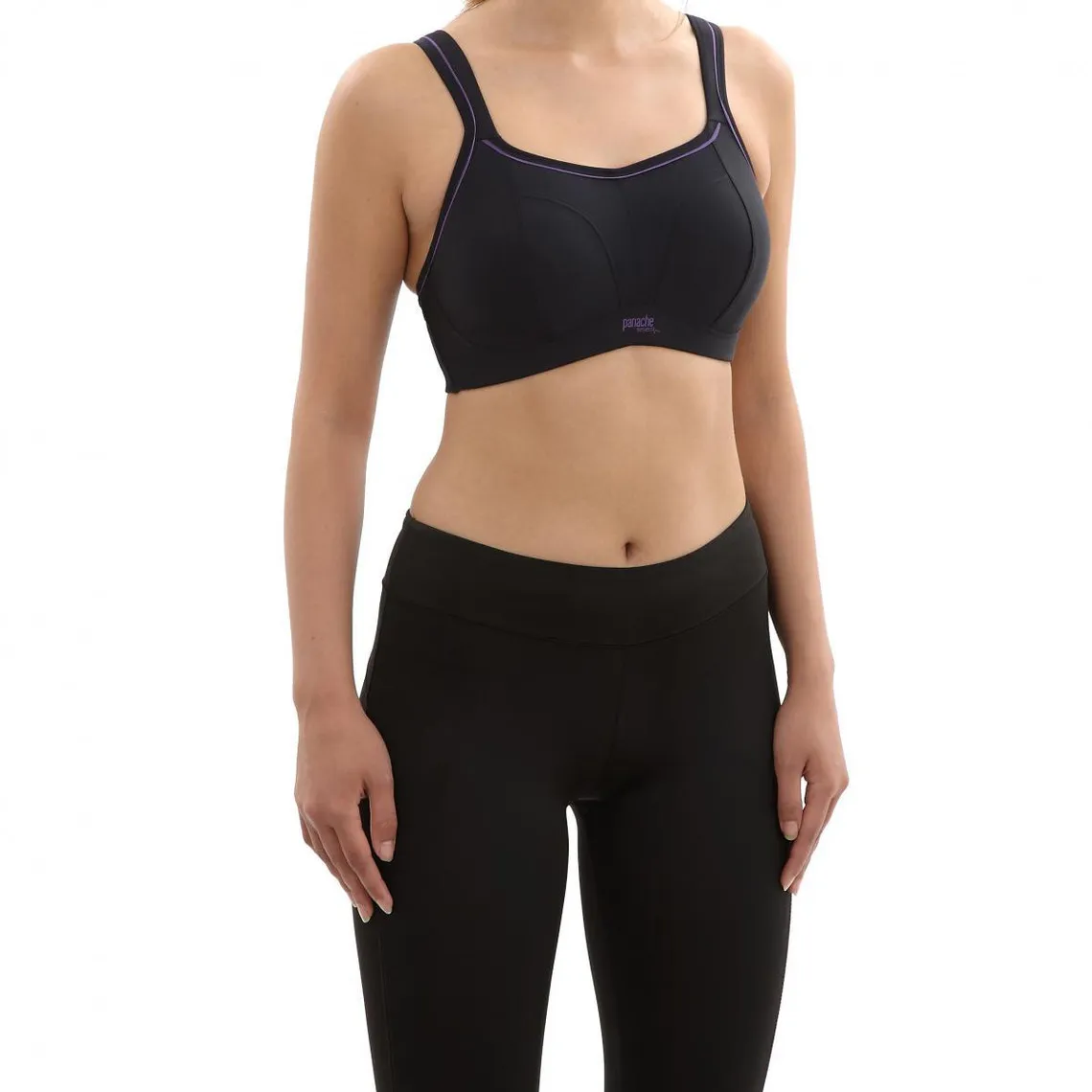 Soutien-gorge de sport sans armatures noir | Sport 3 SUISSES