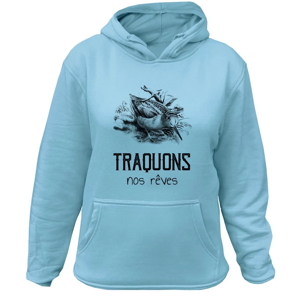 Sweat Chasseresse Bécasse – Traquons nos rêves