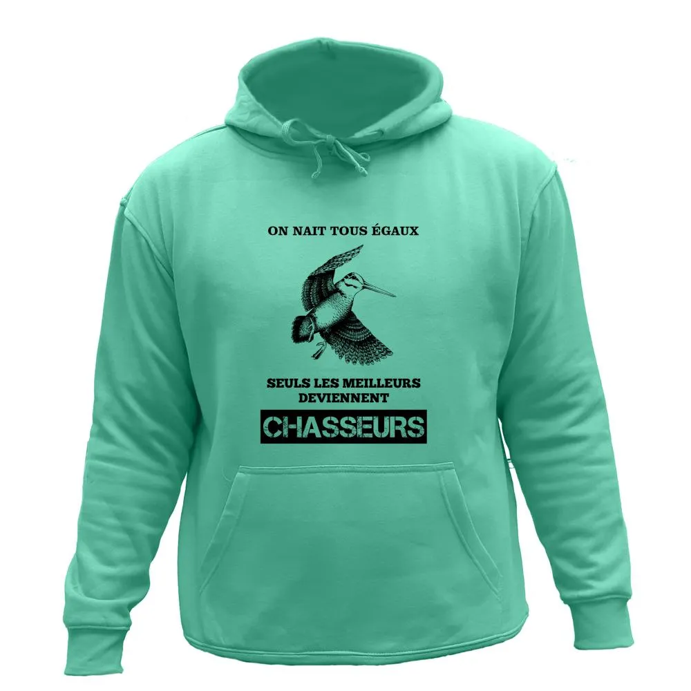 Sweat de chasse Bécasse – On nait tous égaux