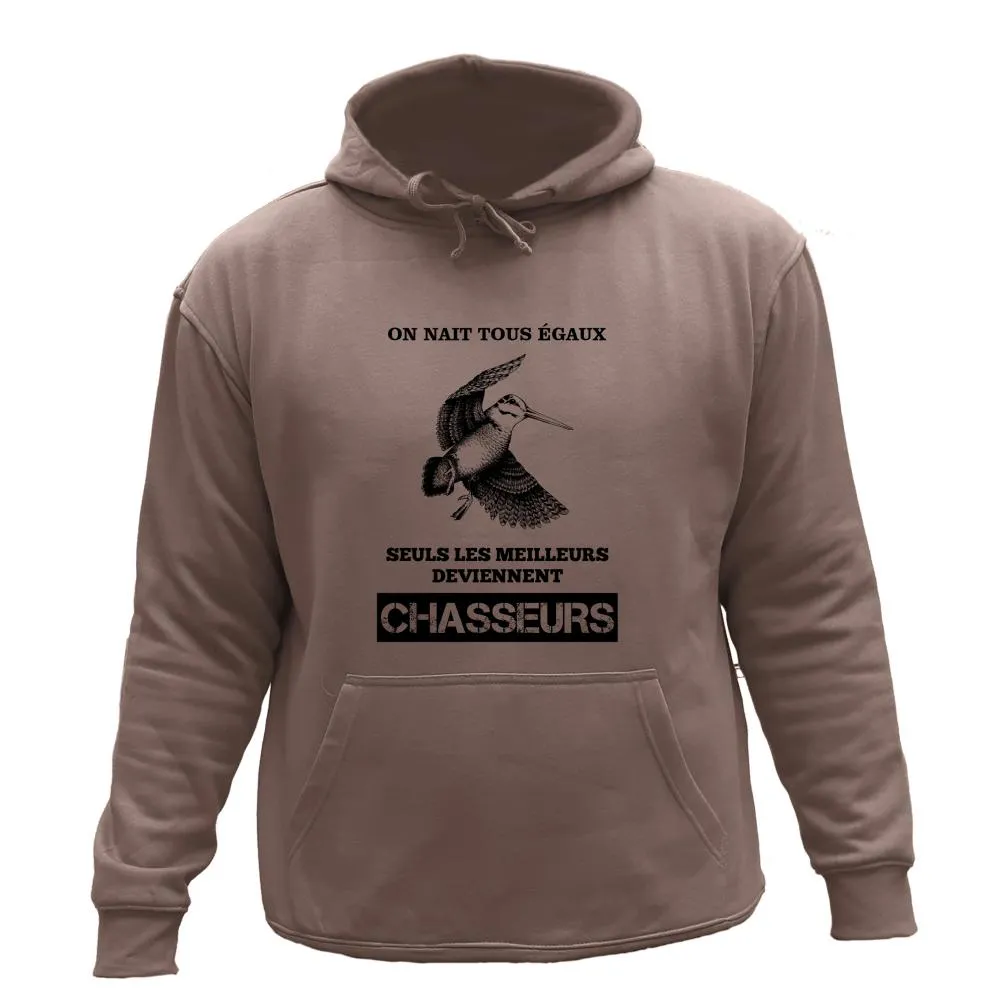 Sweat de chasse Bécasse – On nait tous égaux