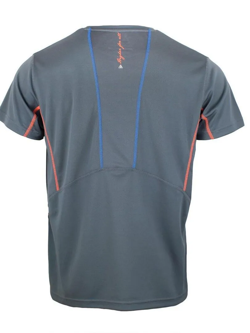 T-shirt manches courtes homme CORIOL - PEAK MOUNTAIN - Gris