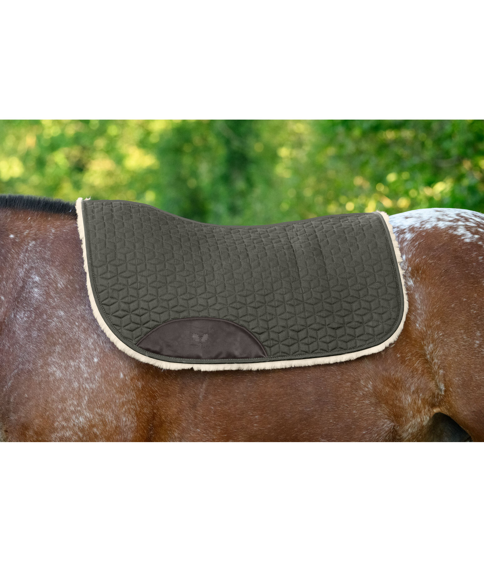 Tapis de selle en laine de mouton retourné  Bernina